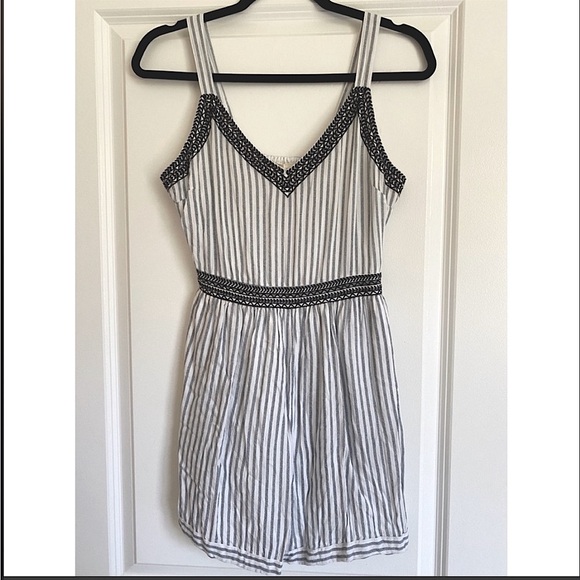 Japna Romper, Blue Stripe, Contrasting Embroidery, M, NWT - Picture 7 of 9
